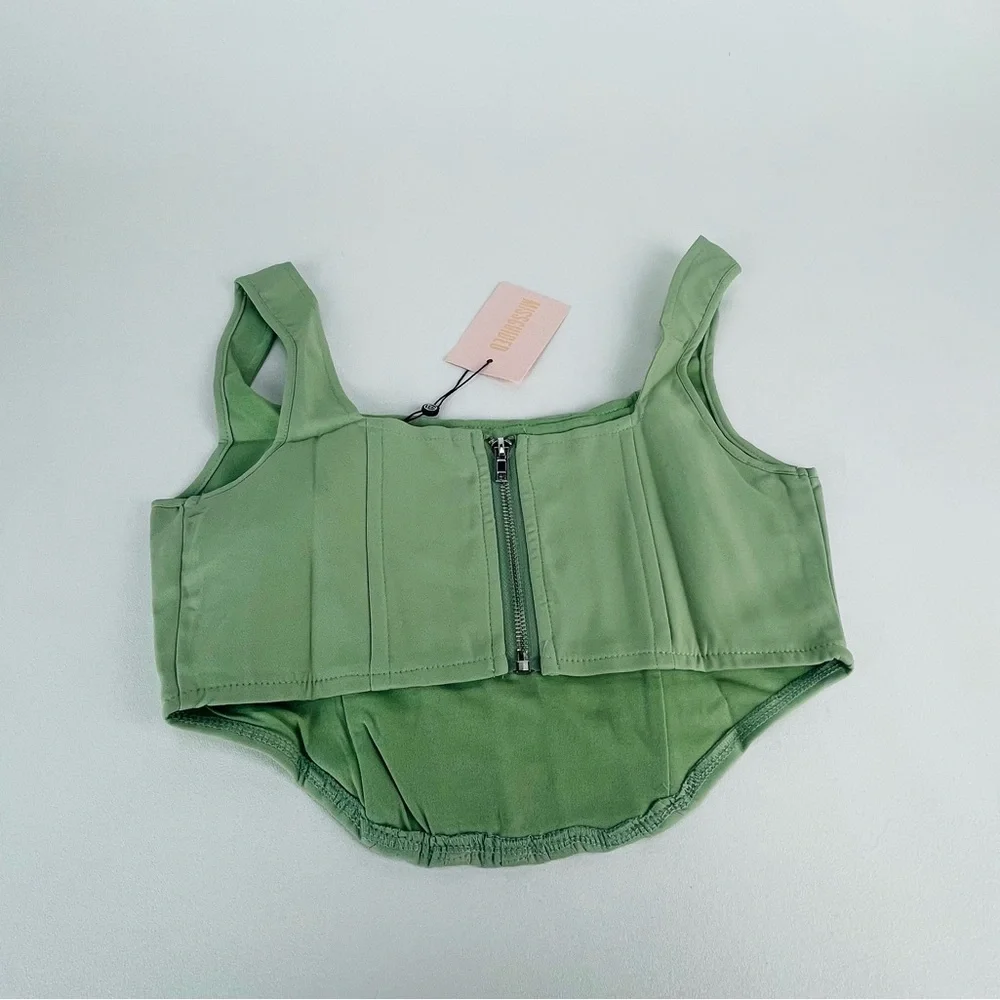 CORSET CROP TOP
Green - Picture 2 of 6